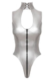 Black Level Silver Vinyl Body | Angel Clothing