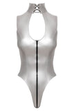 Black Level Silver Vinyl Body | Angel Clothing