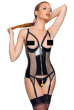 Black Level Vinyl Basque | Angel Clothing