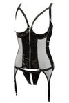 Black Level Vinyl Basque | Angel Clothing