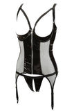 Black Level Vinyl Basque | Angel Clothing