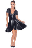 Black Level Vinyl Dress | Angel Clothing