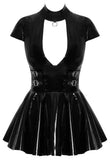 Black Level Vinyl Mini Dress | Angel Clothing