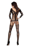 Livia Corsetti Corra Bodystocking Black | Angel Clothing