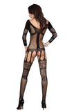 Livia Corsetti Corra Bodystocking Black | Angel Clothing