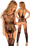 Livia Corsetti Agena Bodystocking Black | Angel Clothing