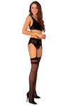 Corsetti Erimys Black Stockings | Angel Clothing