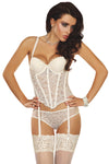 Corsetti Madhavi White Corset | Angel Clothing