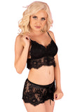 Corsetti Wolpilm Black Lingerie Set | Angel Clothing