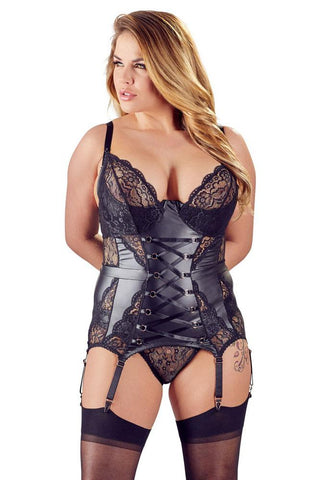 Cottelli Bondage Basque and Briefs | Angel Clothing