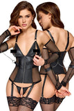 Cottelli Bondage Captivating Basque | Angel Clothing