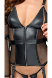 Cottelli Bondage Captivating Basque | Angel Clothing