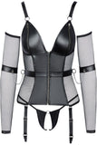 Cottelli Bondage Captivating Basque | Angel Clothing