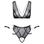 Cottelli Lingerie Harness Lingerie Set | Angel Clothing