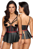 Cottelli Bondage Longline Set | Angel Clothing