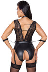 Cottelli Bondage Matte Lace Body | Angel Clothing