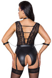 Cottelli Bondage Matte Lace Body | Angel Clothing