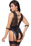 Cottelli Bondage Matte Lace Body | Angel Clothing