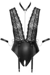 Cottelli Bondage Matte Lace Body | Angel Clothing