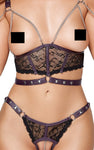 Cottelli Bondage Open Cup Lingerie Set | Angel Clothing