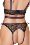 Cottelli Bondage Open Cup Lingerie Set | Angel Clothing