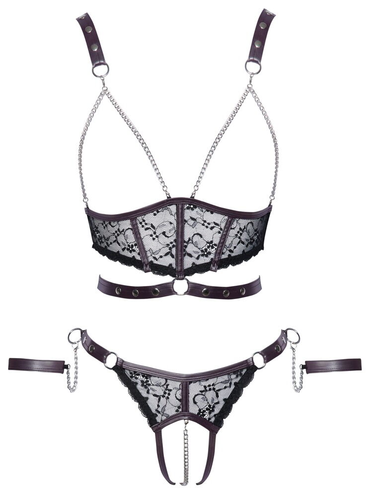 Cottelli Bondage Open Cup Lingerie Set Fetshop cottelli-bondage-open-cup-lingerie-set-fetshop