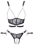 Cottelli Bondage Open Cup Lingerie Set | Angel Clothing