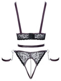 Cottelli Bondage Open Cup Lingerie Set | Angel Clothing