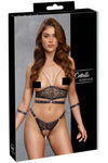 Cottelli Bondage Open Cup Lingerie Set | Angel Clothing