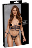Cottelli Bondage Open Cup Lingerie Set | Angel Clothing