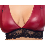 Cottelli Bondage Plus Size Red Black Lingerie Set | Angel Clothing