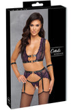Cottelli Bondage Purple Set | Angel Clothing