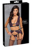 Cottelli Bondage Purple Set | Angel Clothing