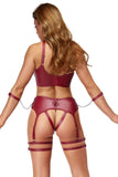 Cottelli Bondage Red Lingerie Set