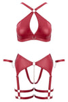 Cottelli Bondage Red Lingerie Set