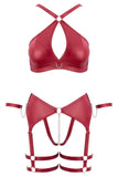Cottelli Bondage Red Lingerie Set