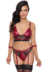 Cottelli Bondage Red Set | Angel Clothing