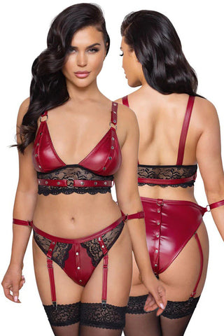 Cottelli Bondage Red Set | Angel Clothing