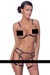 Cottelli Lingerie Bondage Style Set | Angel Clothing