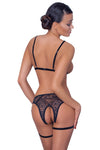 Cottelli Lingerie Bondage Style Set | Angel Clothing