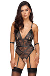 Cottelli Bondage Suspender Body | Angel Clothing