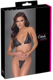 Cottelli Lingerie Bra and String (M, L) | Angel Clothing