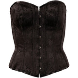 Cottelli Party Black Brocade Corset | Angel Clothing