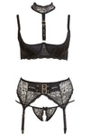 Cottelli Curves Black Lingerie Set (L, XL, 2XL) | Angel Clothing