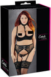 Cottelli Curves Black Lingerie Set (L, XL, 2XL) | Angel Clothing