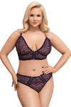 Cottelli Curves Purple Set | Angel Clothing