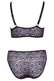 Cottelli Curves Purple Set | Angel Clothing
