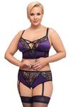 Cottelli Curves Purple Set | Angel Clothing