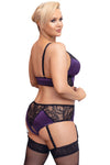 Cottelli Curves Purple Set | Angel Clothing