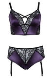 Cottelli Curves Purple Set | Angel Clothing